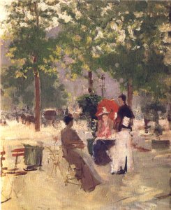 Paris, Cafe de la Paix, 1906