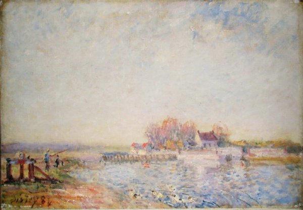 River Scene with Ducks, 1881