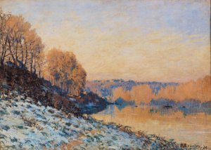 After the Thaw, the Seine at Suresnes Bridge, 1880