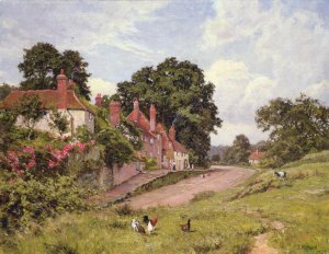 A Golden Afternoon, The Grange, Fittleworth, Sussex, 1920