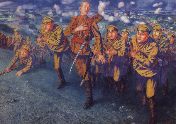 In the Firing Line, 1916