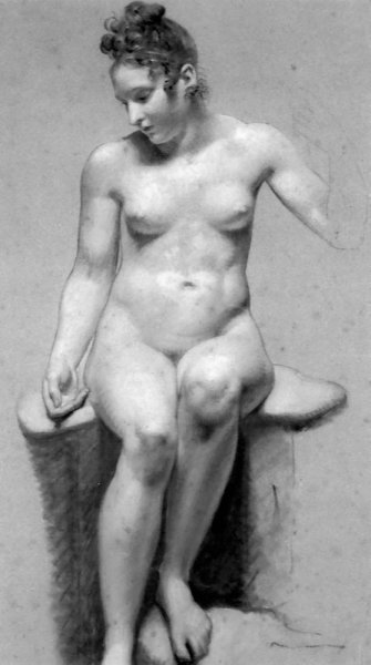 Seated Female Nude