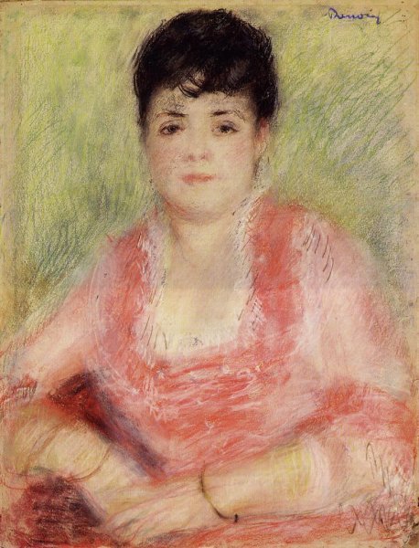 Portrait Of A Woman In A Red Dress