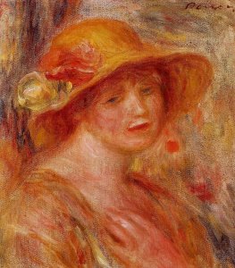 Woman In A White Hat