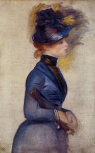 Young Woman In A Straw Hat4