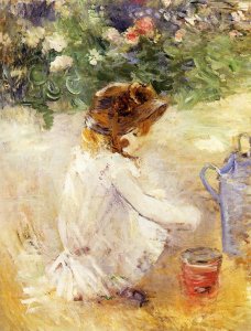 Portrait Of Berthe Morisot And Her Daughter