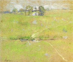 Pasture With Barns  Cos Cob