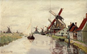 Windmills Near Zaandam
