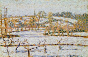 Effect of Snow at Eragny, c.1886