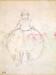 Young Girl with a Hoop 1888