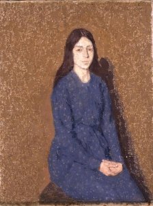 Girl in a Blue Dress