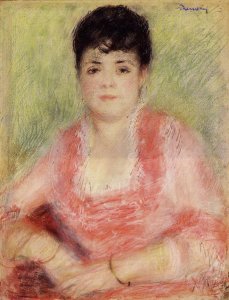 Portrait Of A Woman In A Red Dress
